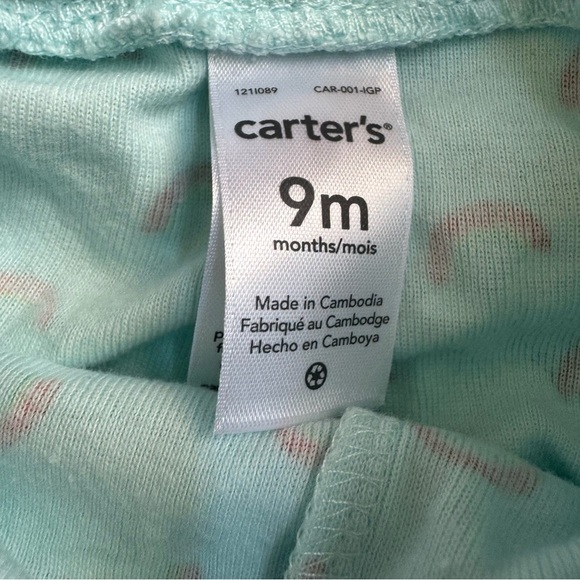 Bundle 9M Baby Girls 9PC Set Lot Dresses Pajama Pants Overall Bubble Onesie - Picture 9 of 12